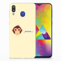 Samsung Galaxy M20 (Power) Telefoonhoesje met Naam Monkey