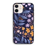 Flowers with blue leaves: iPhone 12 Biologisch afbreekbaar hoesje