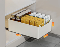 KlimPaws SlideRack - Uitschuifbare Keuken Organizer met Ladegeleider