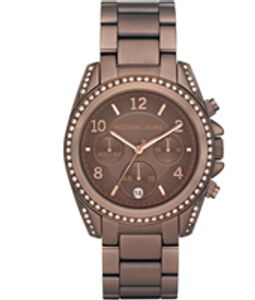 Horlogeband Michael Kors MK5493 Staal Bruin 20mm