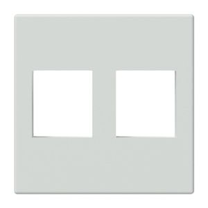 Procab CP45KS2/W Keystone 45x45mm frame wit