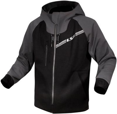 LS2 Jacket throttle man black dark gray xl