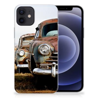 iPhone 12 | 12 Pro (6.1") | Siliconen hoesje | met foto Vintage Auto