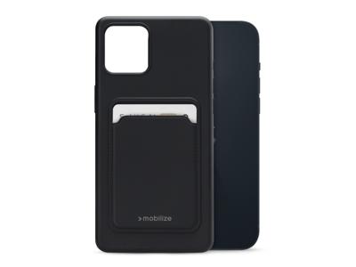 Mobilize Mobilize Rubber Gelly Card Case Apple iPhone 14 Plus Matt Black