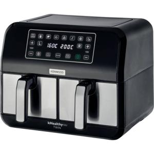 Kenwood Home Appliance HFM20.000MB Airfryer 8 l 1700 W Timerfunctie, Anti-aanbaklaag Zwart/zilver