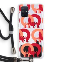 Dogs: Samsung Galaxy A71 Transparant Hoesje met koord Dogs: Samsung Galaxy A71 Transparant Hoesje met koord