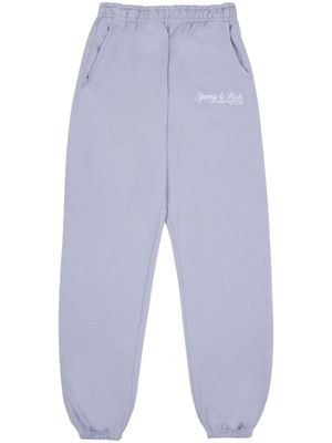 Sporty & Rich pantalon de jogging en coton - Gris