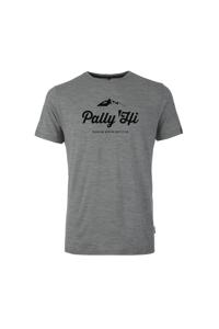 Pally Hi Classic Peak Logo Heren T-shirt Heather Pigeon XL
