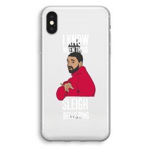 Sleigh Bells Ring: iPhone XS Transparant Hoesje