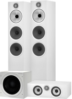 Bowers & Wilkins HTM6 S3 + 603 S3 (per paar) + ASW610 Wit - thumbnail