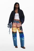 Zonsondergang jeans - BLUE - S Zonsondergang jeans - BLUE - S