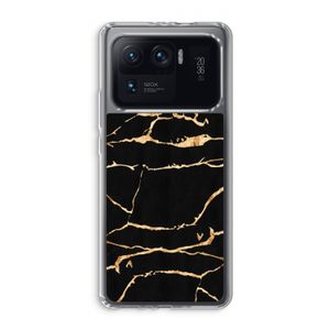 Gouden marmer: Xiaomi Mi 11 Ultra Transparant Hoesje