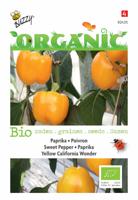 Organic Paprika Gele California Wonder (Skal 14725) Tuinplus - Buzzy