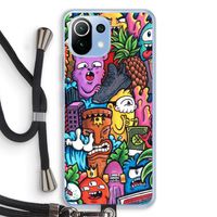 Vexx Mixtape: Xiaomi Mi 11 Lite Transparant Hoesje met koord