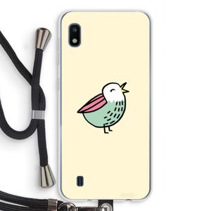 Birdy: Samsung Galaxy A10 Transparant Hoesje met koord