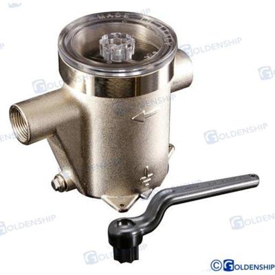 Filtro de agua bronce GS30414 - FILTRO DE AGUA ""GARDA"" LATÓN 1”