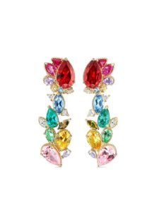 Anabela Chan boucles d'oreilles Garden Of Eden en or 18ct - Rouge