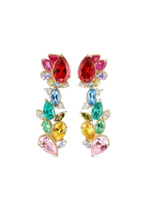 Anabela Chan boucles d'oreilles Garden Of Eden en or 18ct - Rouge