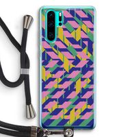 Skew Blush 1: Huawei P30 Pro Transparant Hoesje met koord