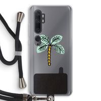 Palmboom: Xiaomi Mi Note 10 Pro Transparant Hoesje met koord
