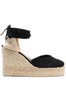 Castañer espadrilles compensées Chiara 105 mm - Noir