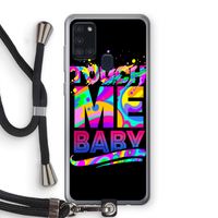 Touch Me: Samsung Galaxy A21s Transparant Hoesje met koord