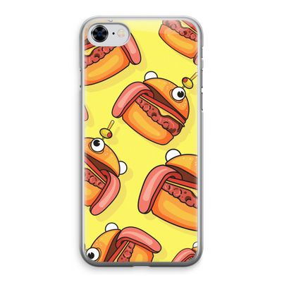 Hamburger: iPhone 8 Transparant Hoesje