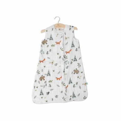 Little Unicorn Cotton Muslin slaapzak Forest Friends-S