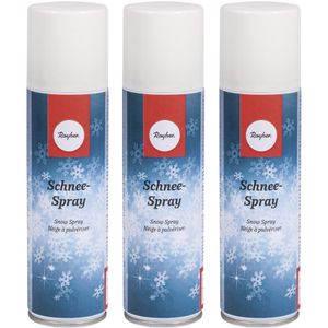 3x Sneeuwspray/spuitsneeuw bussen 150 ml