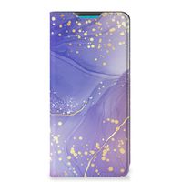 Bookcase voor Samsung Galaxy A73 Watercolor Paars - thumbnail