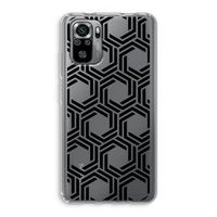 Geometrisch patroon: Xiaomi Redmi Note 10S Transparant Hoesje