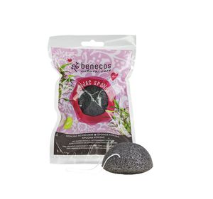 Natural konjac sponge - black bamboo