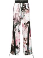 Balmain pantalon de jogging à imprimé Pastel - Noir Balmain pantalon de jogging à imprimé Pastel - Noir