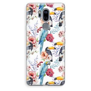 Bloemen tukan: LG G7 Thinq Transparant Hoesje