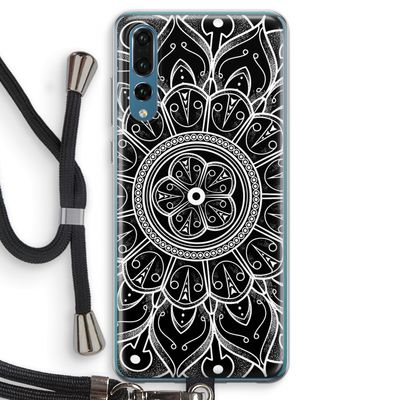 Roses Are Red: Huawei P20 Pro Transparant Hoesje met koord