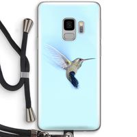 Kolibri: Samsung Galaxy S9 Transparant Hoesje met koord