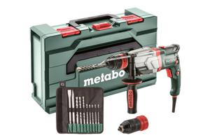 Metabo UHEV 2860-2 Quick Combihamer | 1100w 3.4J + SDS-plus-boor-/beitelset (10-dlg) - 600713510