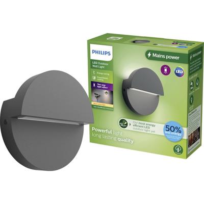 Philips LED Valor 929004140601 LED-buitenlamp (wand) LED 8.6 W Antraciet