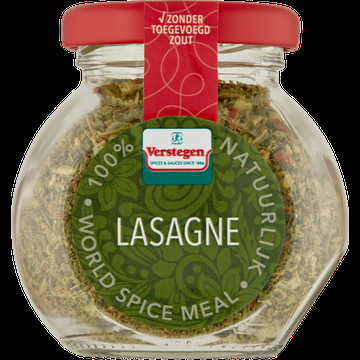 Verstegen World Spice Meal Lasagne 45 g bij Jumbo