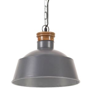 VidaXL Hanglamp industrieel e27 32 cm grijs