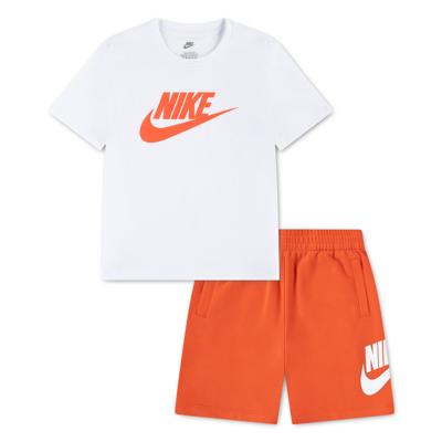 Nike Club Zomerset Kleuters Wit Oranje