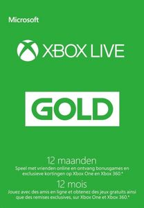 Xbox Live Game Pass Core - 12 Maanden
