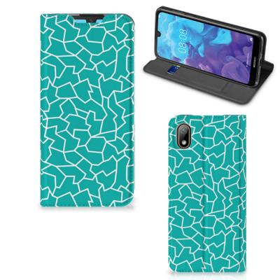 Huawei Y5 (2019) | Bookcase | Cracks Blue