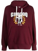 CHOCOOLATE hoodie en coton mélangé à logo imprimé - Rouge - thumbnail