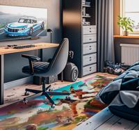 Videogame personages in actie vinyl tapijt