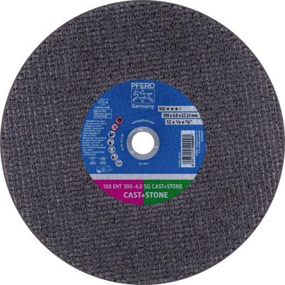 PFERD TOOLS 100 EHT 300-4,0 SG CAST+STONE/22,23 61329131 Doorslijpschijf recht 300 mm 20 stuk(s) Gietijzer, Pletbaar gietijzer, Beton