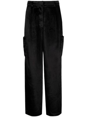 LouLou de Saison pantalon ample Luli à poches cargo - Noir