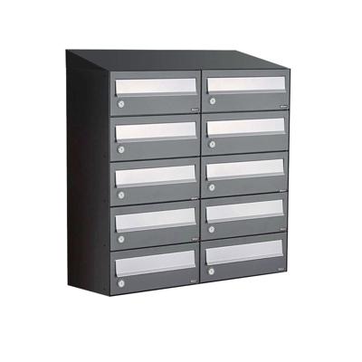 Allux Hive Set 2-Breed, 5-Hoog Met Dak Antraciet - 40030065_2x5d
