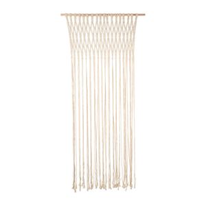 Deurgordijn macrame - beige - 90x200 cm