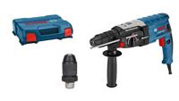 Bosch Blauw GBH 2-28 F Combihamer SDS-plus + snelspanboorkop in koffer - 0611267600